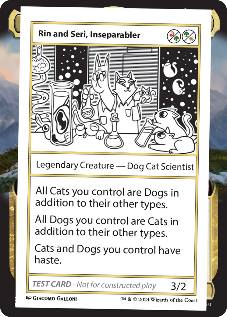 Rin and Seri, Inseparabler [Mystery Booster 2 Playtest Cards] | Galaxy Games LLC