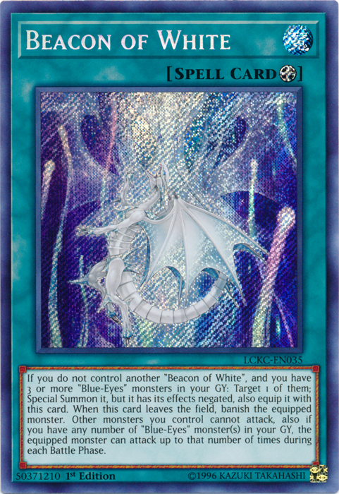 Beacon of White [LCKC-EN035] Secret Rare | Galaxy Games LLC