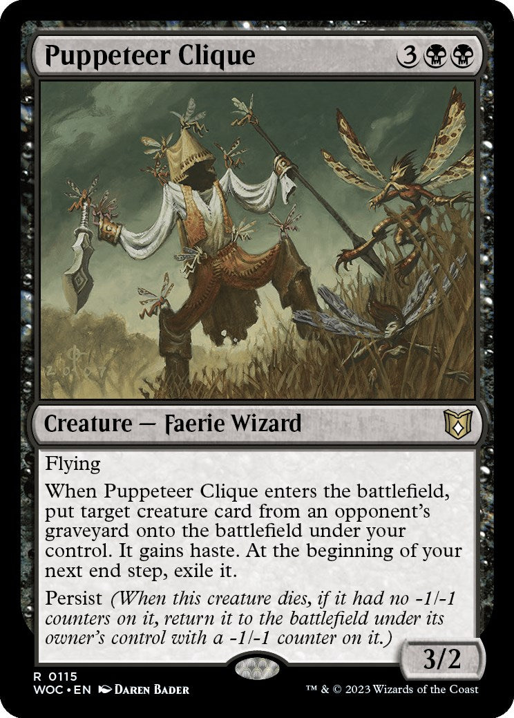 Puppeteer Clique [Wilds of Eldraine Commander] | Galaxy Games LLC