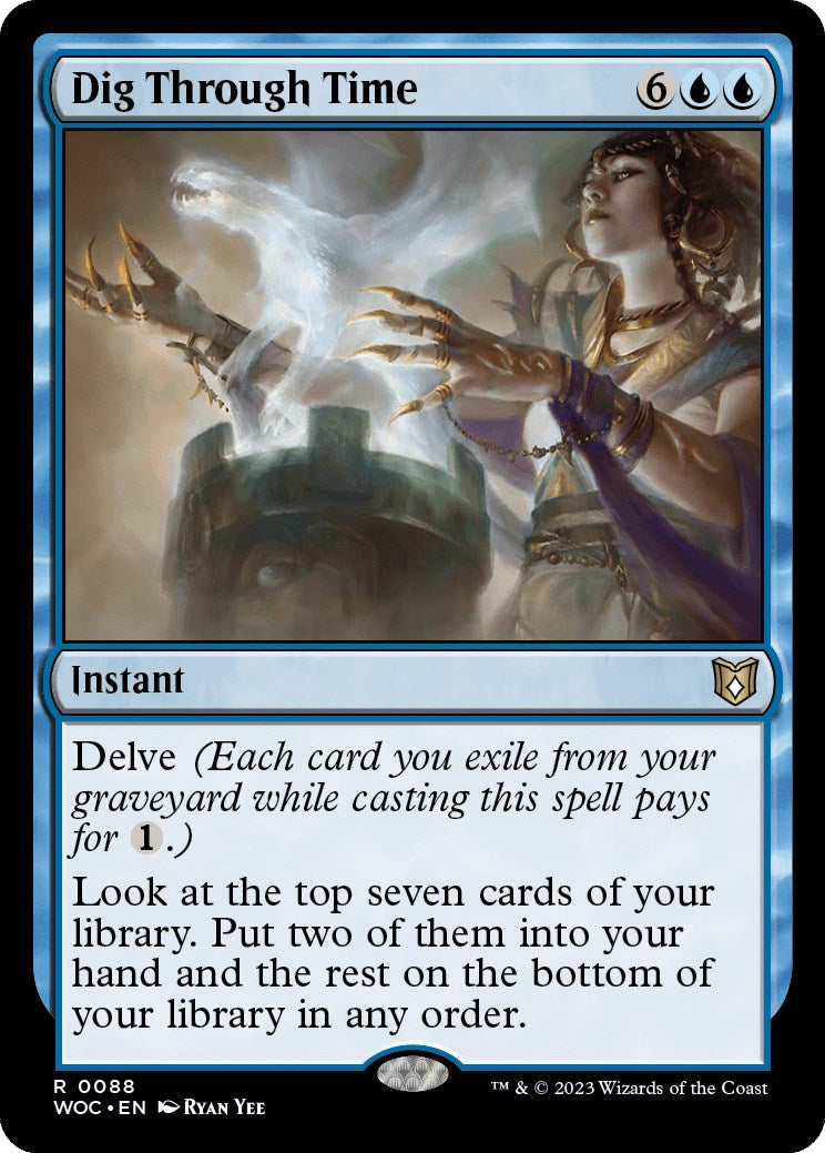 Dig Through Time [Wilds of Eldraine Commander] | Galaxy Games LLC