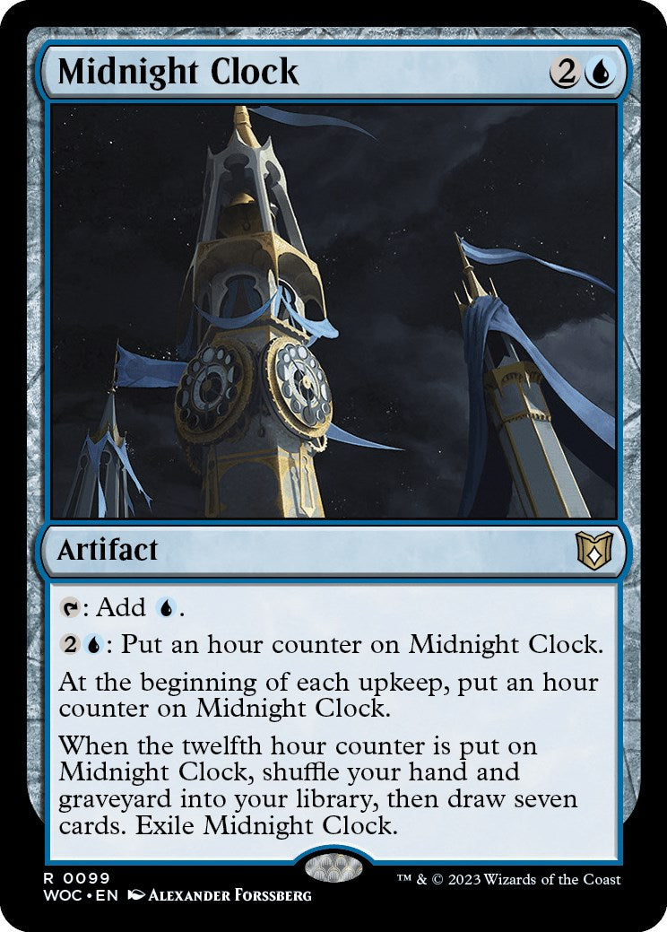 Midnight Clock [Wilds of Eldraine Commander] | Galaxy Games LLC