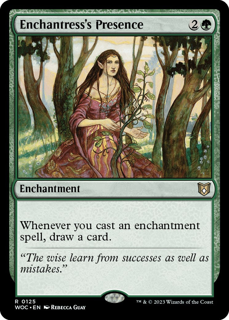Enchantress's Presence [Wilds of Eldraine Commander] | Galaxy Games LLC