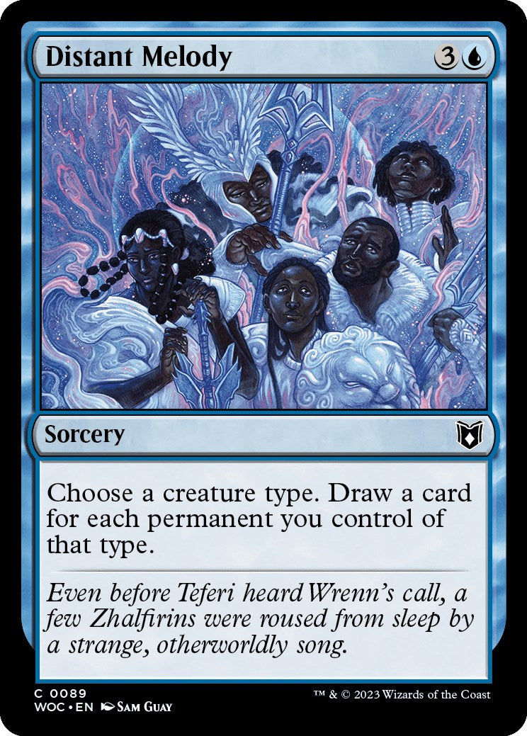 Distant Melody [Wilds of Eldraine Commander] | Galaxy Games LLC