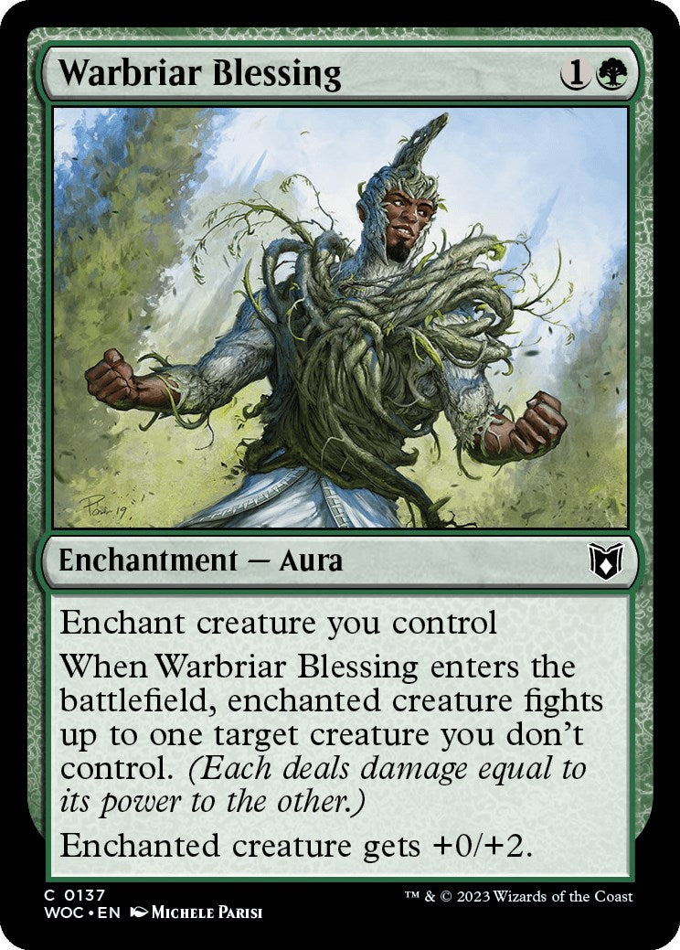 Warbriar Blessing [Wilds of Eldraine Commander] | Galaxy Games LLC