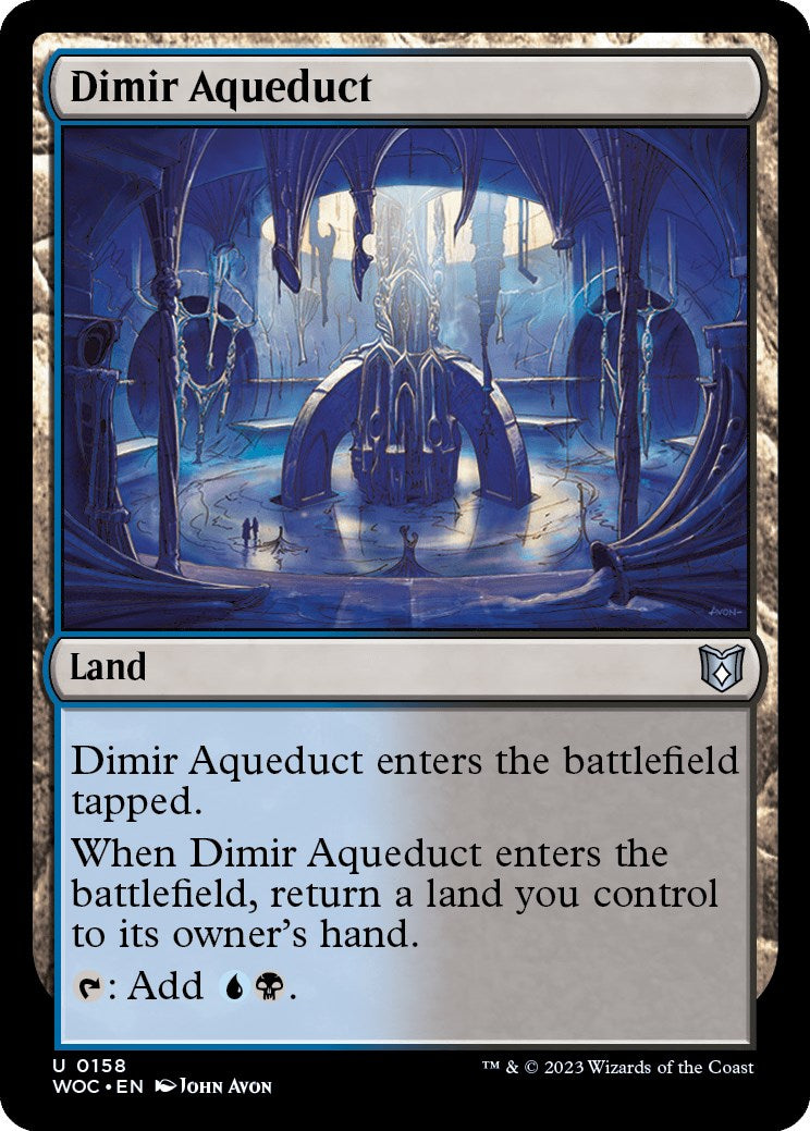 Dimir Aqueduct [Wilds of Eldraine Commander] | Galaxy Games LLC