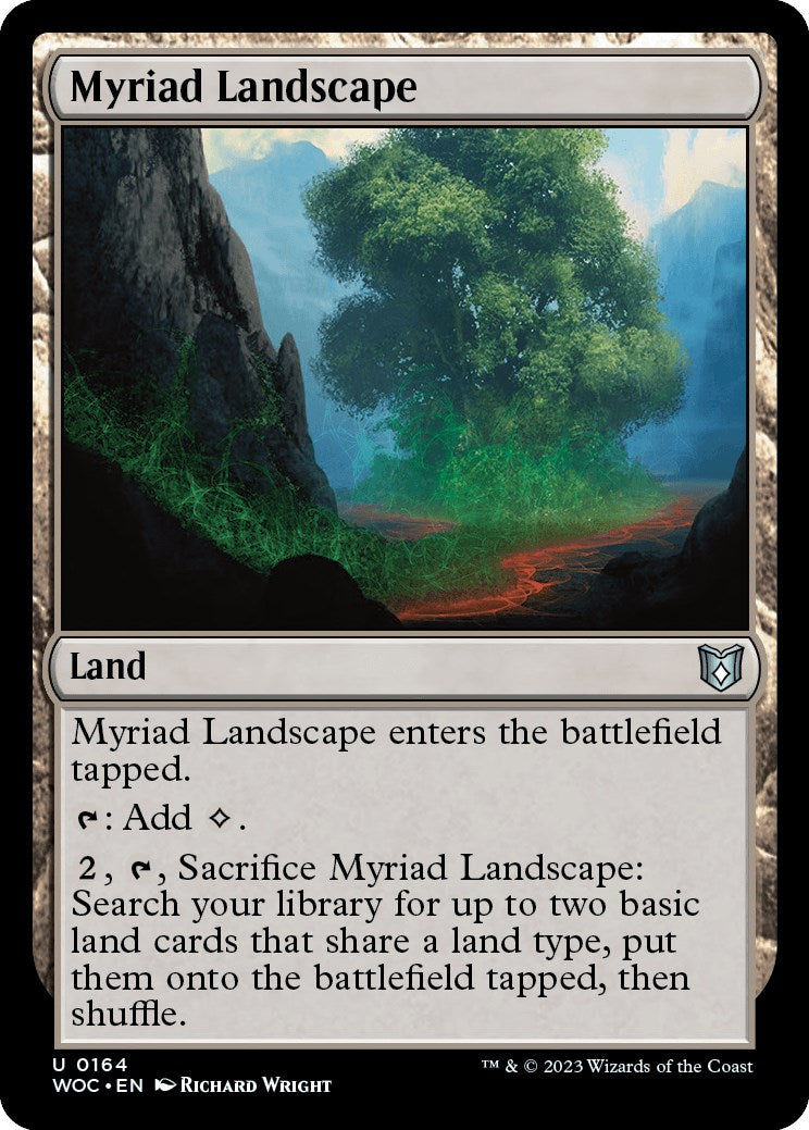 Myriad Landscape [Wilds of Eldraine Commander] | Galaxy Games LLC