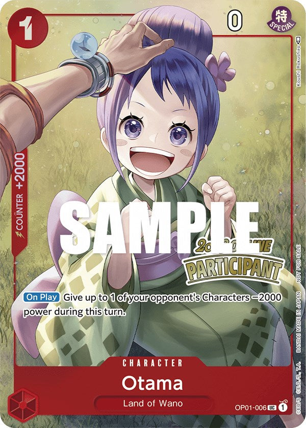 Otama (Online Regional 2023) [Participant] [One Piece Promotion Cards] | Galaxy Games LLC