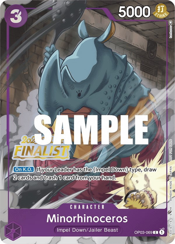 Minorhinoceros (Online Regional 2023) [Finalist] [One Piece Promotion Cards] | Galaxy Games LLC