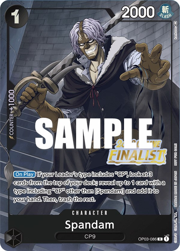 Spandam (Online Regional 2023) [Finalist] [One Piece Promotion Cards] | Galaxy Games LLC