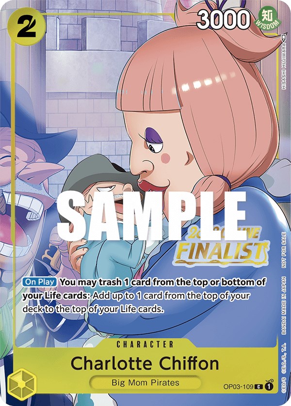Charlotte Chiffon (Online Regional 2023) [Finalist] [One Piece Promotion Cards] | Galaxy Games LLC