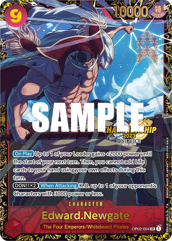 Edward.Newgate (Championship 2023) [One Piece Promotion Cards] | Galaxy Games LLC