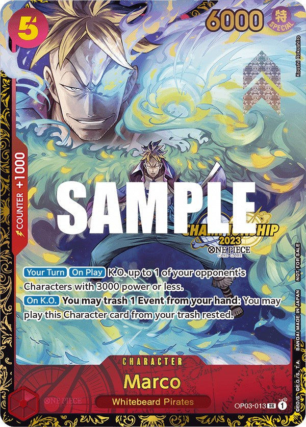 Marco (Championship 2023) [One Piece Promotion Cards] | Galaxy Games LLC