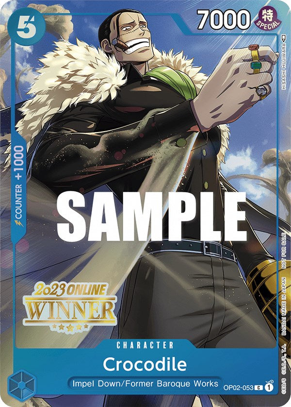 Crocodile (Online Regional 2023) [Winner] [One Piece Promotion Cards] | Galaxy Games LLC