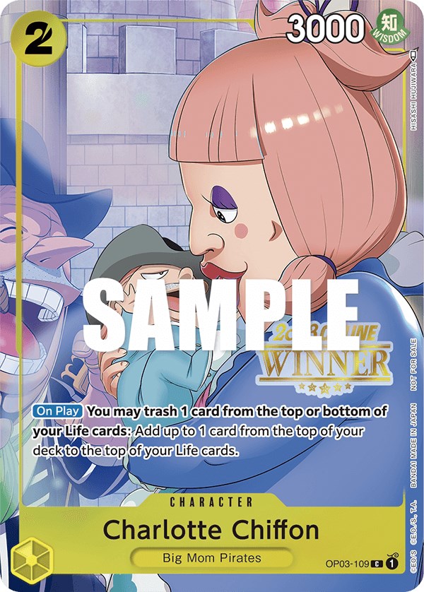 Charlotte Chiffon (Online Regional 2023) [Winner] [One Piece Promotion Cards] | Galaxy Games LLC