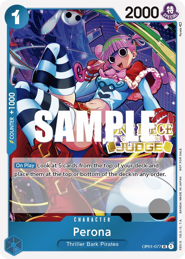 Perona (Judge Pack Vol. 2) [One Piece Promotion Cards] | Galaxy Games LLC