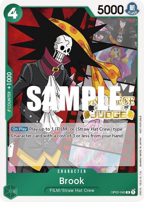 Brook (Judge Pack Vol. 2) [One Piece Promotion Cards] | Galaxy Games LLC