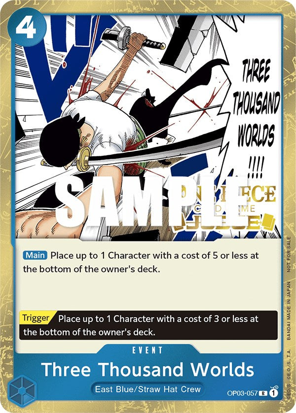 Three Thousand Worlds (Judge Pack Vol. 2) [One Piece Promotion Cards] | Galaxy Games LLC