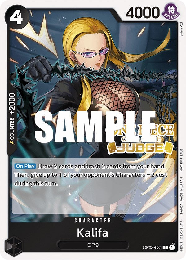Kalifa (Judge Pack Vol. 2) [One Piece Promotion Cards] | Galaxy Games LLC
