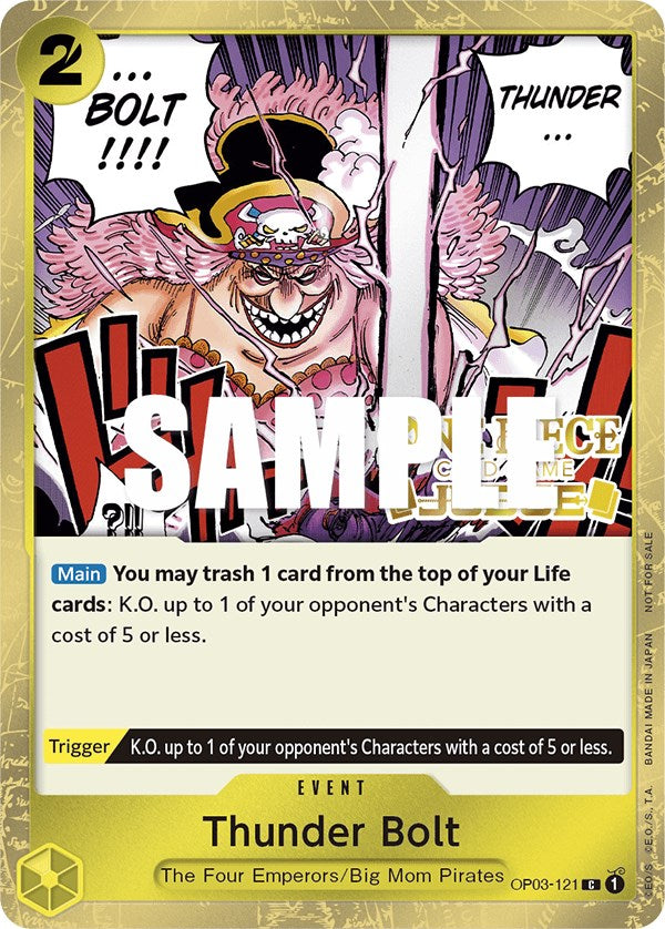 Thunder Bolt (Judge Pack Vol. 2) [One Piece Promotion Cards] | Galaxy Games LLC
