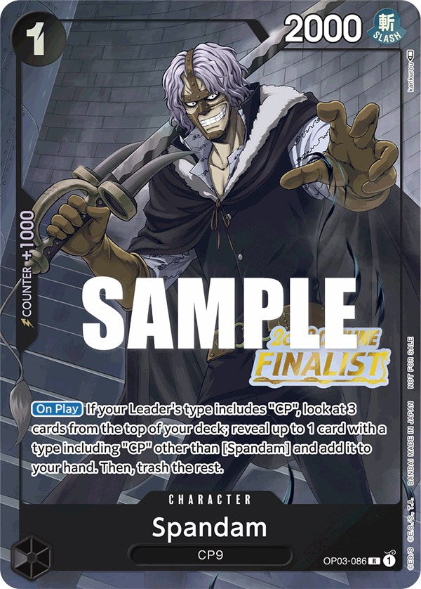 Spandam (Offline Regional 2023) [Finalist] [One Piece Promotion Cards] | Galaxy Games LLC