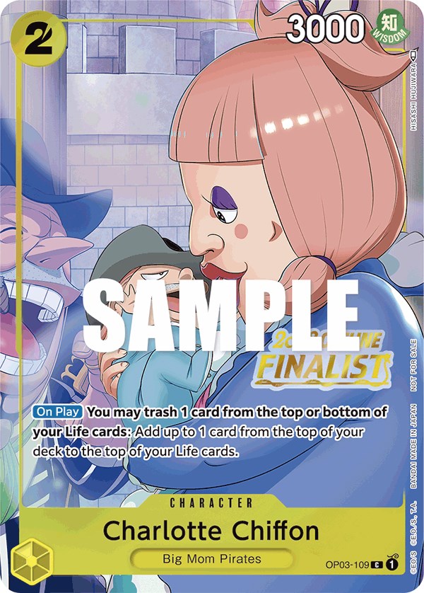 Charlotte Chiffon (Offline Regional 2023) [Finalist] [One Piece Promotion Cards] | Galaxy Games LLC