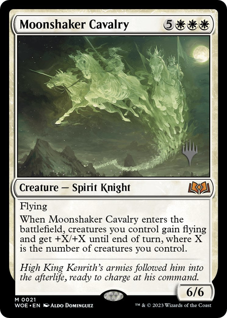 Moonshaker Cavalry (Promo Pack) [Wilds of Eldraine Promos] | Galaxy Games LLC