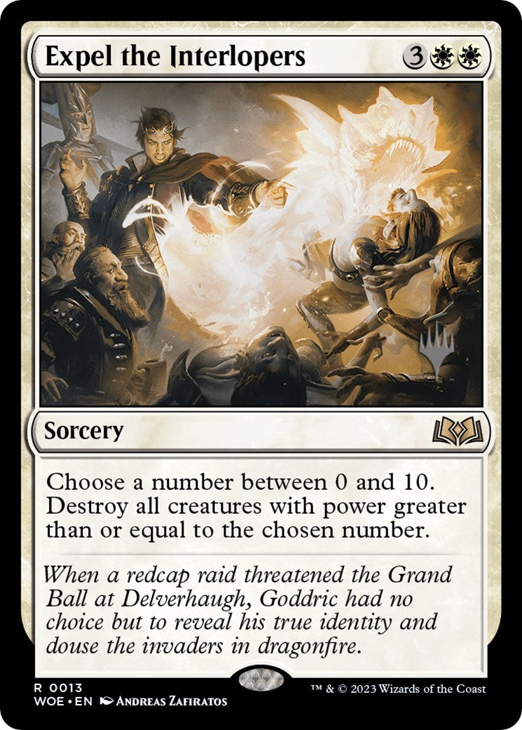 Expel the Interlopers (Promo Pack) [Wilds of Eldraine Promos] | Galaxy Games LLC