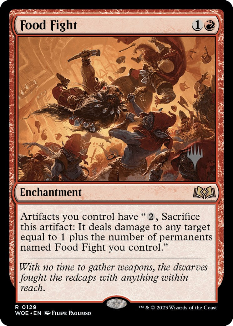 Food Fight (Promo Pack) [Wilds of Eldraine Promos] | Galaxy Games LLC