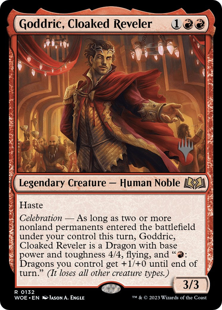Goddric, Cloaked Reveler (Promo Pack) [Wilds of Eldraine Promos] | Galaxy Games LLC