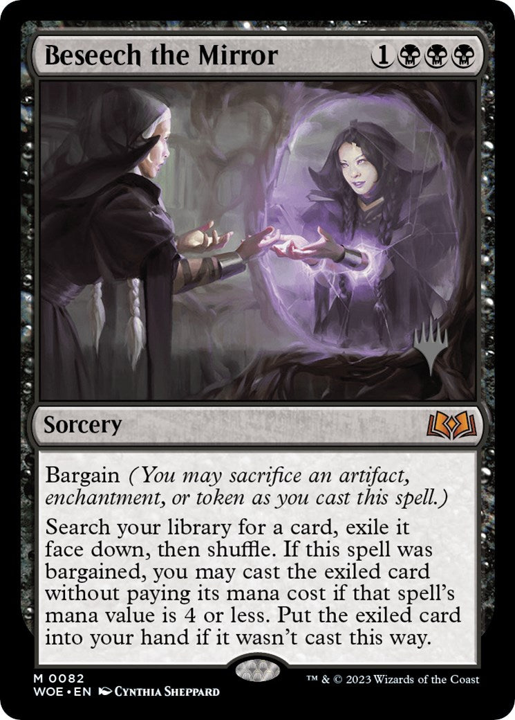Beseech the Mirror (Promo Pack) [Wilds of Eldraine Promos] | Galaxy Games LLC