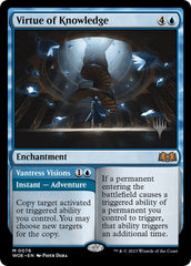 Virtue of Knowledge // Vantress Visions (Promo Pack) [Wilds of Eldraine Promos] | Galaxy Games LLC