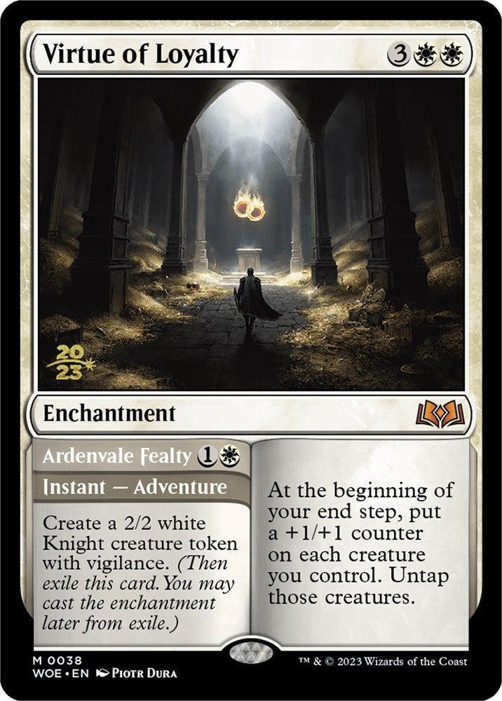 Virtue of Loyalty // Ardenvale Fealty (Promo Pack) [Wilds of Eldraine Promos] | Galaxy Games LLC