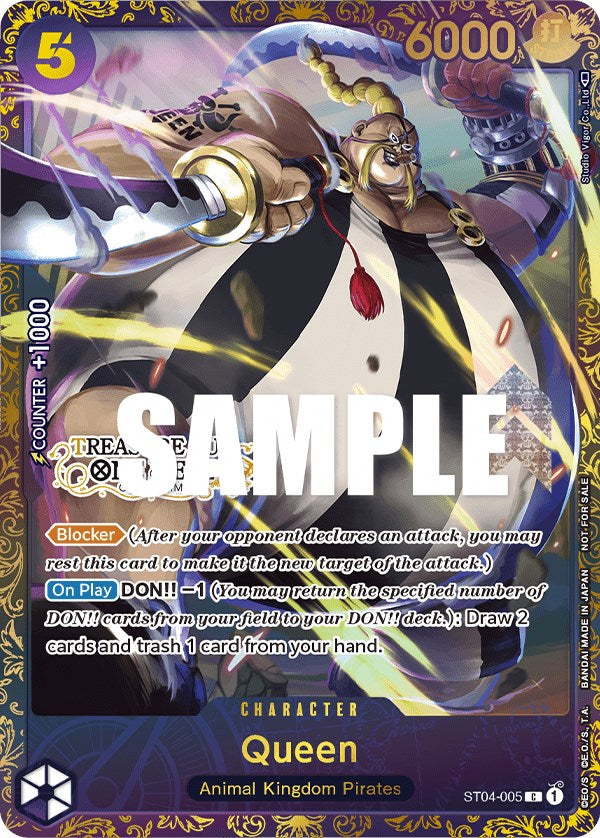 Queen (Treasure Cup) [One Piece Promotion Cards] | Galaxy Games LLC