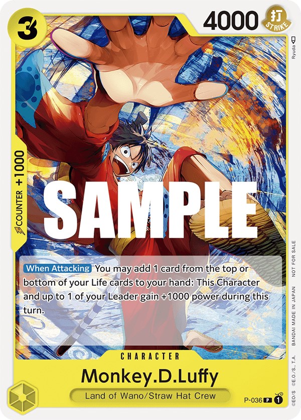 Monkey.D.Luffy (Pre-Release Tournament) [One Piece Promotion Cards] | Galaxy Games LLC