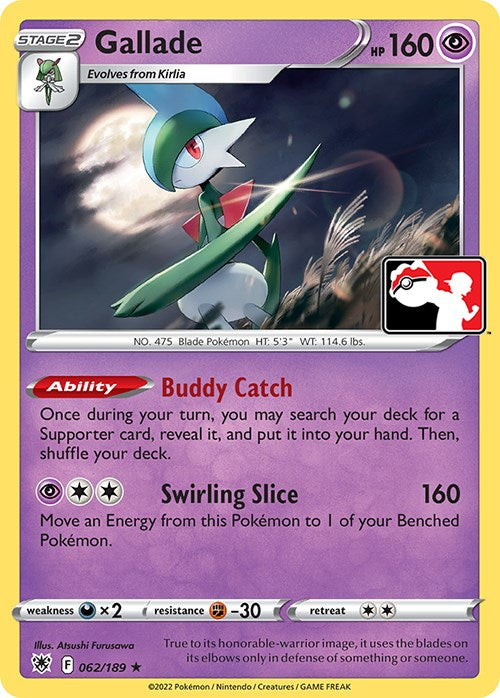 Gallade (062/189) [Prize Pack Series Three] | Galaxy Games LLC