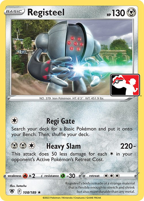 Registeel (108/189) [Prize Pack Series Three] | Galaxy Games LLC