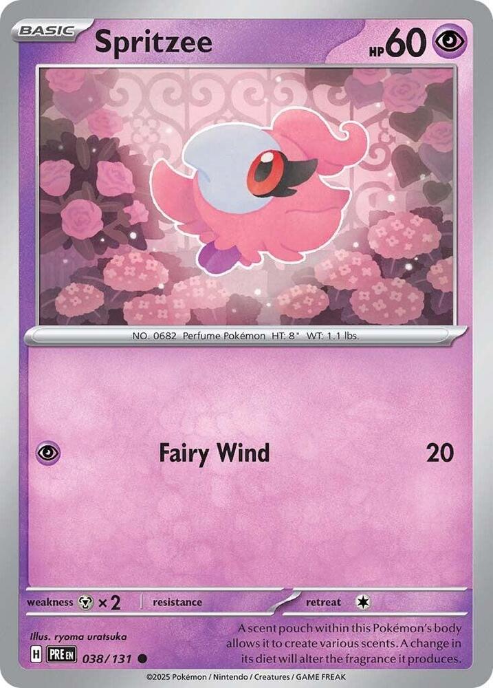 Spritzee (038/131) [Scarlet & Violet: Prismatic Evolutions] | Galaxy Games LLC