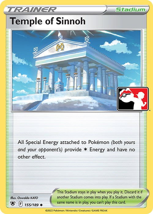 Temple of Sinnoh (155/189) [Prize Pack Series Three] | Galaxy Games LLC