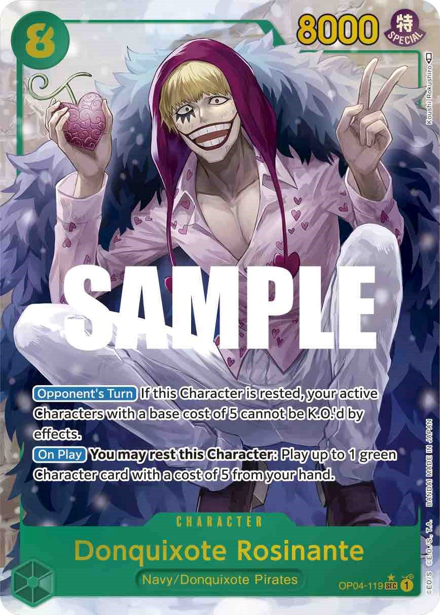 Donquixote Rosinante (Alternate Art) [Kingdoms of Intrigue] | Galaxy Games LLC