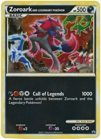 Zoroark and Legendary Pokemon (Jumbo Card) [Miscellaneous Cards] | Galaxy Games LLC