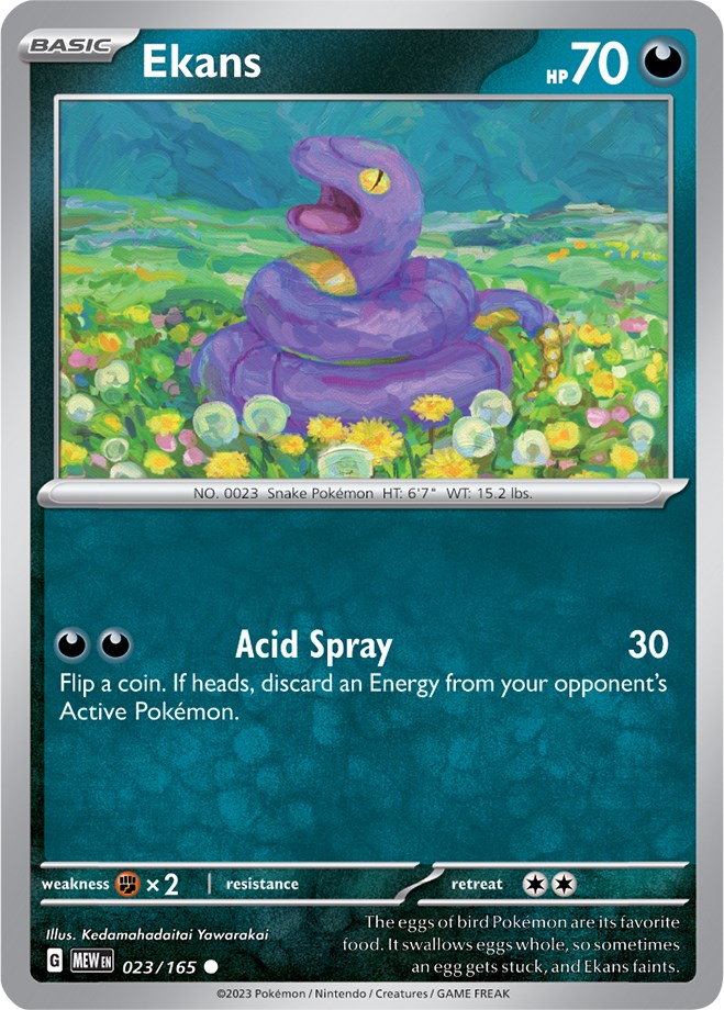 Ekans (023/165) [Scarlet & Violet 151] | Galaxy Games LLC