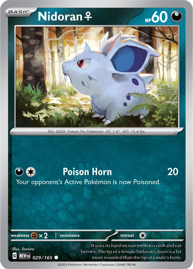 Nidoran F (029/165) [Scarlet & Violet 151] | Galaxy Games LLC