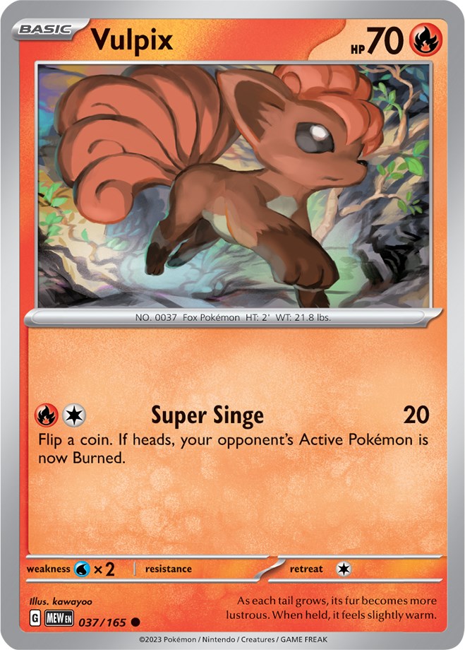 Vulpix (037/165) [Scarlet & Violet 151] | Galaxy Games LLC