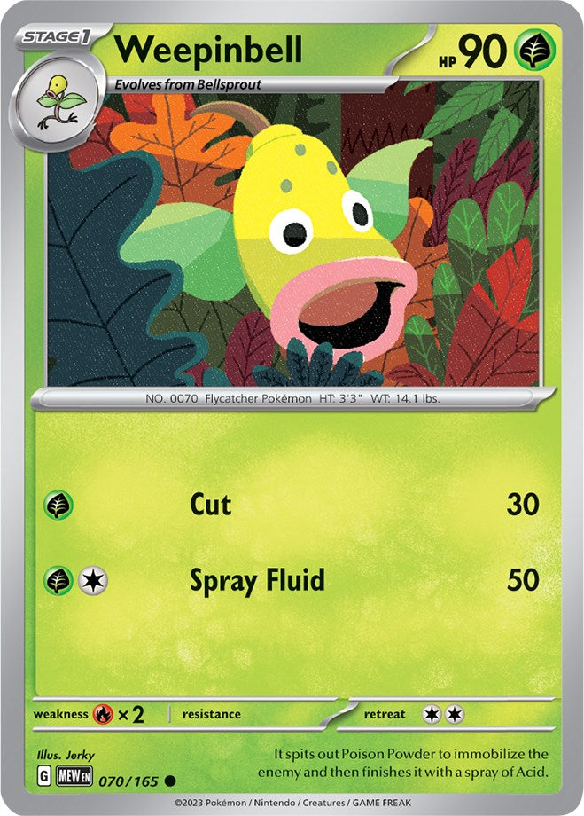 Weepinbell (070/165) [Scarlet & Violet 151] | Galaxy Games LLC