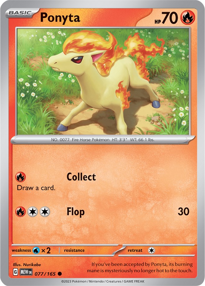 Ponyta (077/165) [Scarlet & Violet 151] | Galaxy Games LLC