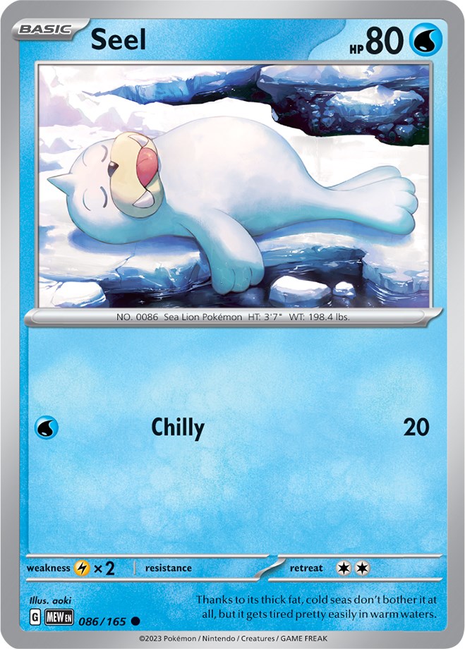 Seel (086/165) [Scarlet & Violet 151] | Galaxy Games LLC