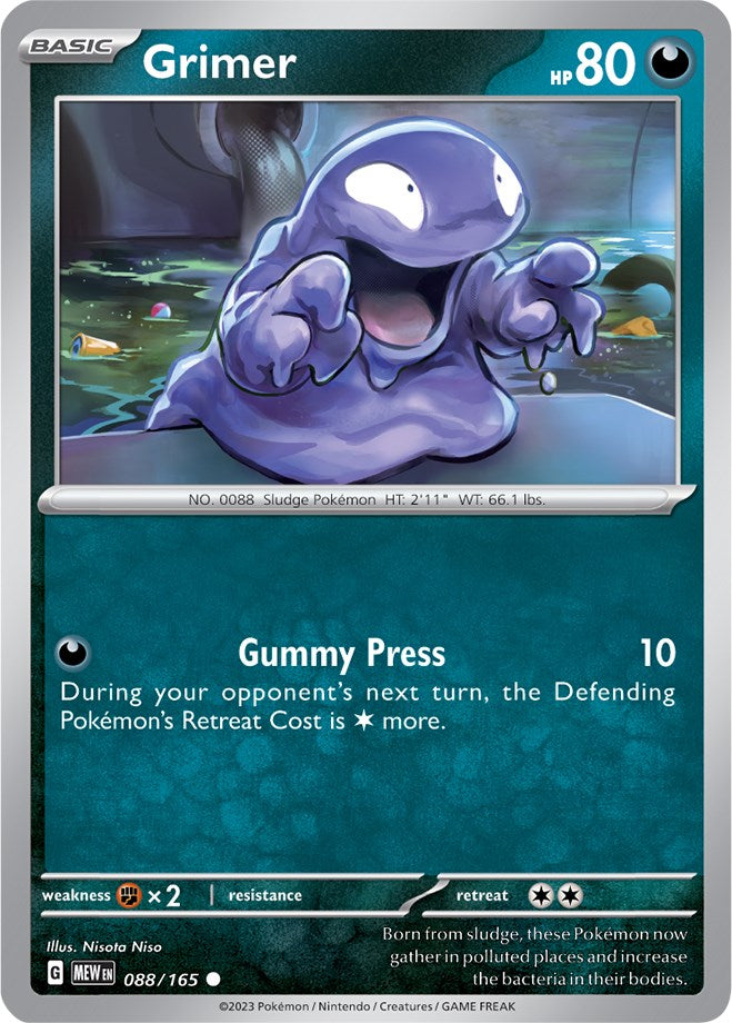 Grimer (088/165) [Scarlet & Violet 151] | Galaxy Games LLC