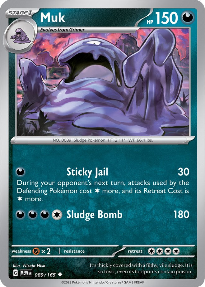 Muk (089/165) [Scarlet & Violet: 151] | Galaxy Games LLC