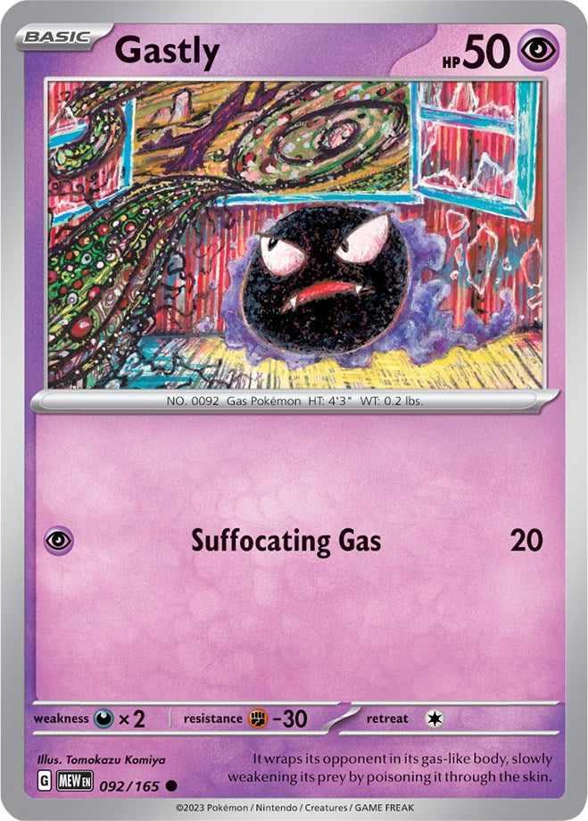 Gastly (092/165) [Scarlet & Violet: 151] | Galaxy Games LLC