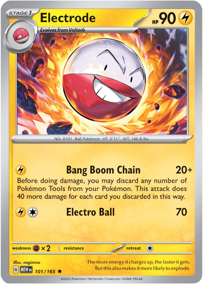 Electrode (101/165) [Scarlet & Violet: 151] | Galaxy Games LLC